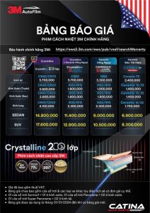Bảng Báo Giá Phim 3m